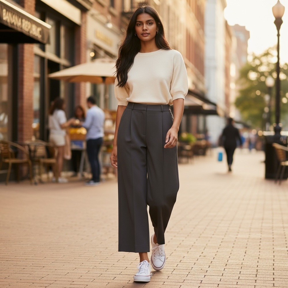 Banana Republic Gray Women's Trousers
